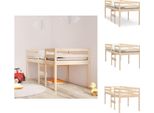 Vidaxl Letto A Soppalco 90X200 Cm Pino Massiccio - Letti E Strutture Letto