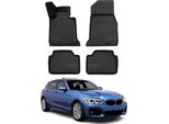 2011-2019 Bmw Serie 1 F20 Tappetini Tpe Nero 4 Pz