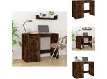 Vidaxl Scrivania Rovere Fumé 100X49X75 Cm Materiale A Base Di Legno - Scrivanie