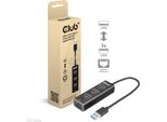 CLUB3D Usb 3.2 Gen1 Type-A, 3 Ports Hub With Gigabit Ethernet