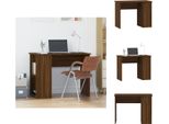 Vidaxl Scrivania Look Rovere Marrone 100X55X75 Cm Materiale A Base Di Legno - Scrivanie