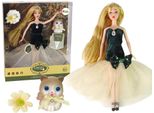 Emily Baby Doll Capelli Lunghi Gatto Fiore