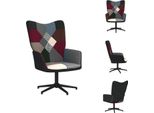 Vidaxl Poltrona Relax Tessuto Patchwork - Poltrona