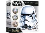 Trefl Wood Craft Origin Puzzle Star Wars: Casco Dello Stormtrooper 160 Pezzi