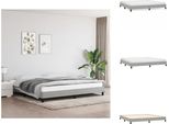 Vidaxl Struttura Letto Grigio Chiaro 200X200 Cm In Tessuto - Letti E Strutture Letto