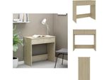 Vidaxl Scrivania Rovere Sonoma 80X40X75 Cm Materiale A Base Di Legno - Scrivanie