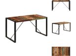 Vidaxl Tavolo Da Pranzo 140X70X75 Cm In Legno Massiccio Antico - Tavoli Da Pranzo