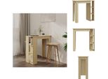 Vidaxl Tavolo Da Bar Con Ripiano In Rovere Sonoma 102X50X103,5 Cm In Legno - Tavoli Da Pranzo