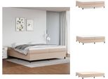 Vidaxl Letto A Molle Insacchettate Cappuccino-Marrone 200X200 Cm In Pelle Finta - Letti E Strutture Letto