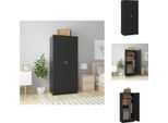 Vidaxl Armadio Nero 80X52X180 Cm In Legno - Armadi