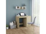 Vidaxl Scrivania Rovere Sonoma 100X50X76 Cm In Legno - Scrivania - Scrivanie - Scrivania Per Computer - Scrivanie Per Computer
