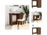Vidaxl Scrivania Look Rovere Marrone 100X50X76 Cm Materiale A Base Di Legno - Scrivanie
