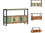 Vidaxl Credenza 120X30X75 Cm Altholz Massiv - Credenze