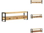 Mobile Tv Vidaxl 150 X 30 X 45 Cm In Legno Massiccio Di Mango - Mobili Tv