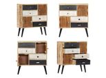 Vidaxl Credenza 70X30X78 Cm Mango Massivholz - Credenza - Credenze - Credenze - Credenze