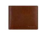 Bugatti Portafoglio Wallet With Flap Cognac Marrone Chiaro