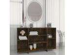 Vetrina Durevole Credenza Rovere Fumé 120X30X75 Cm Materiale A Base Di Legno - Cassettiere Octo8790058 1Pacco