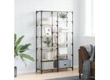 Vidaxl Libreria In Rovere Sonoma 100X32X170 Cm In Legno E Ferro - Libreria - Librerie - Libreria - Scaffale Portaoggetti