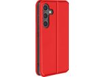 Avizar, Custodia Folio Per Galaxy S24 Plus / S25 Plus Con Portacarte, Rosso