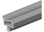 Cerniera Per Porta L.5M Per Instradamento Pvc Blk Beige Ellen 0500149