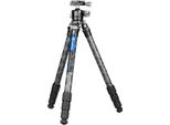 Treppiede In Carbonio Leofoto LQ-284C Mr Q + Testa A Sfera LH-36