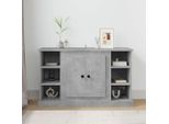 Maison Exclusive - Credenza Grigio Cemento 100X35,5X60 Cm Materiale Ligneo