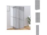 Vidaxl Armadio Grigio Sonoma 80X52X180 Cm Materiale A Base Di Legno - Armadi
