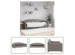 The Living Store Daybed Taupe 80X200 Cm In Tessuto