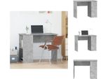 Vidaxl Scrivania Grigio Cemento 100X55X75 Cm In Legno - Scrivanie