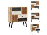 Vidaxl Credenza 70X30X78 Cm Legno Massiccio Di Mango - Credenze