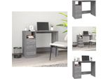 Vidaxl Scrivania Con Cassetti Grigio Sonoma 102X50X76 Cm - Scrivanie