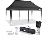 Tillvex Gazebo 3X6M Antracite Impermeabile | Gazebo Pop-Up Pieghevole Regolabile In Altezza | Tenda Da Giardino Protezione Uv 50+ | Tenda Da Festa Con Borsa Per Giardino