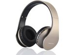 Cuffie Bluetooth Over Ear, Cuffie Senza Fili, Hifi Stereo, Cuffie Pieghevoli Con Microfono, Cuscinetti Morbidi, Micro Sd/Tf, Radio Fm Ios /Pc