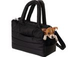 Doggy Fluffy Ride Borsa Da Trasporto Scatola Da Trasporto Per Cani Scatola Da Trasporto Per Gatti Borsa Per Cani 40X20X30 Cm Nero