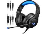 Cuffie Da Gioco Con Microfono E Luce Led, Ingresso Da 3,5 Mm, Per Pc, PS4, Xbox One, Nintendo Switch E Altro Ancora