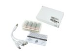 Powersmart 4X CR123 CR123A Batterie Ricaricabili Con Cavo Di Ricarica Usb Tipo C 3,6V 850 Mah Con Cavo Di Ricarica USB-C 4-In-1