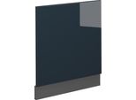 Vicco Mobili Da Cucina Fame-Line, 60 Cm, Blu Scuro Lucido/Antracite