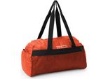 Hauptstadtkoffer - Borsa Pieghevole 19L Ultraleggera Antistrappo Impermeabile, Borsa A Tracolla Borsa Sportiva Borsa Da Viaggio Signore Uomini, Borsa Pieghevole Borsa Da Viaggio Bagaglio A Mano Sottosedile Ryanair 40X20X25,Arancione