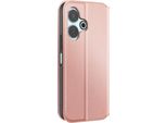 Avizar, Custodia Redmi 13 Folio Con Portacarte E Supporto, Oro Rosa