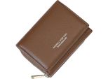 Signore Piccolo In Finto Cuoio, Portafoglio Signore Piccolo Con Tasca Per Monete E 7 Slot Per Carte, Grande Capacità Piccolo Portafoglio Signore Molti Scomparti (Brown3)