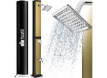 Tillvex Doccia Solare 40 Litri Nero/Oro Con Copertura Protettiva Inclusa Doccia Da Giardino Doccia Da Piscina Doccia Da Campeggio Doccia Solare Da Esterno Doccia A Pioggia