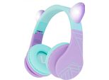 Cuffie Over-Ear Per Bambini Con Limitazione Del Volume A 85 Db, Pieghevoli, Bluetooth 5.3, Micro Sd, Wireless E Cavo, Microfono Integrato Per Telefono Cellulare