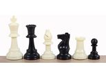 Figure Di Scacchi Staunton N. 6, Bianco/Nero (Re 96 Mm)
