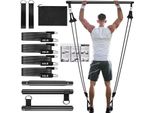 Inf Kit Barra Per Pilates Con Bande Di Resistenza - Attrezzatura Per Palestra A Casa