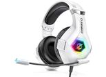 Cuffie Da Gioco (3D Surround Sound, Mit Kabel, 3D Surround Sound Headset Mit Mikrofon Noise Cancelling Rgb Lichter)