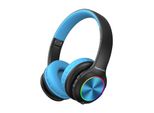 Cuffie Senza Fili Per Bambini Powerlocus Pled (Nero E Blu)