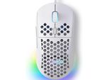 ×Tmkb M1SE Mouse Da Gioco Con Sensore Ottico Da 12800 Dpi, Mouse Da Gioco Con 6 Pulsanti Programmabili, Rgb Personalizzabile, Mouse Ergonomico Per Pc - Bianco