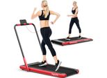 Tapis Roulant 2 In 1: Modalità Camminata E Corsa (1-12 Km/H), Display A Led, Controllo Tramite App, Altoparlante Bluetooth, Supporto Per Cellulare, Pieghevole E Facile Da Riporre