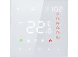 Termostato Wifi Intelligente Tuya, Controllo Vocale, Programmabile 3A, Lcd Touchscreen, Termostato A Parete Per Riscaldamento A Pavimento E Ad Acqua, Compatibile Con Alexa
