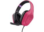 Gaming Gxt 415P Zirox Leggero Con Driver Da 50 Mm Per Pc, Xbox, PS4, PS5, Switch, Dispositivi Mobili, Cavo Da 2 M, Jack Audio Da 3,5 Mm, Cuffie Over-Ear Rosa
